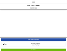 Tablet Screenshot of cafetazzadublin.com